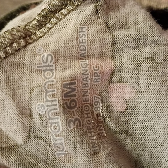 Garanimals Green and Pink Camouflage Bodysuit - Picture 7 of 7